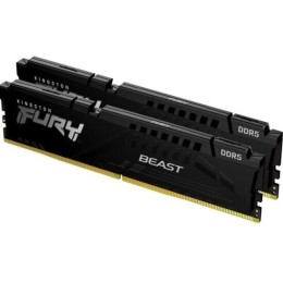 Модуль памяти DDR 5 DIMM 16Gb PC41600, 5200Mhz, Kingston FURY Beast Black CL40 (Kit of 2) (KF552C40BBK2-16) (retail)