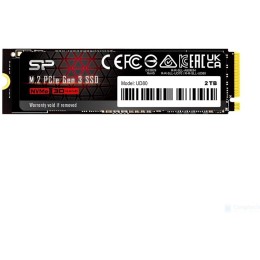 Накопитель SSD M.2 Silicon Power 1.0TB UD80 <SP01KGBP34UD8005> (PCI-E 3.0 х4, up to 3400/3000MBs, 3D TLC, NVMe 1.3, 600TBW, 22х80mm)