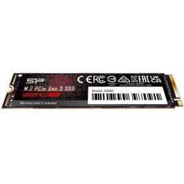 Накопитель SSD M.2 Silicon Power 1.0TB UD80 <SP01KGBP34UD8005> (PCI-E 3.0 х4, up to 3400/3000MBs, 3D TLC, NVMe 1.3, 600TBW, 22х80mm)