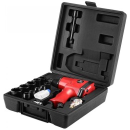 Гайковерт Deko DKPT01 SET 3 142л/мин красный/черный