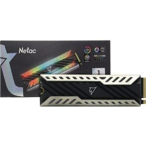 Накопитель SSD Netac M.2 2280 NV3000 RGB NVMe PCIe 1Tb NT01NV3000RGB-1T0-E4X (heat sink)