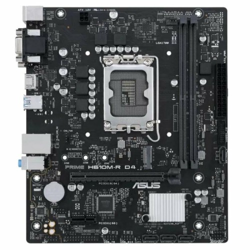 Материнская плата ASUS PRIME H610M-R D4-SI White Box Soc-1700 Intel H610 2xDDR4 mATX AC`97 8ch(7.1) GbLAN+VGA+DVI+HDMI