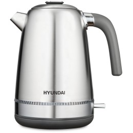 Электрочайник HYUNDAI HYK-S5806 1.7л. 2200Вт серебристый матовый/черный (корпус: нержавеющая 