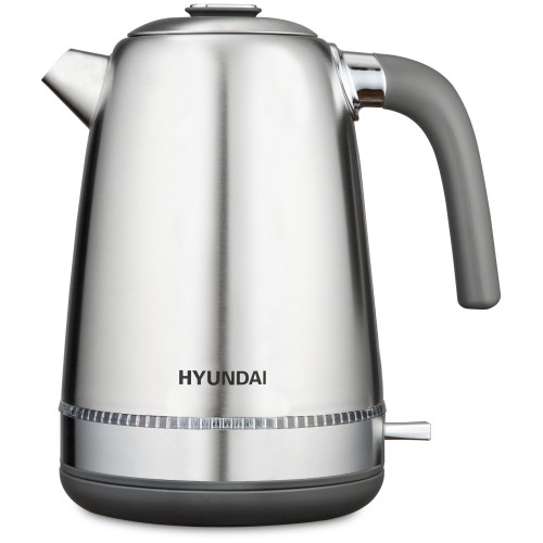 Электрочайник HYUNDAI HYK-S5806 1.7л. 2200Вт серебристый матовый/черный (корпус: нержавеющая 