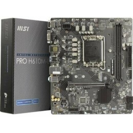Материнская плата MSI PRO H610M-E DDR4 S1700, 2DDR4,1PCI-Ex16,1PCI-Ex1,1M.2,4SATA3.0,4USB3.2Gen1,8USB 2.0 mATX