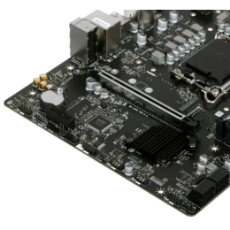 Материнская плата MSI PRO H610M-E DDR4 S1700, 2DDR4,1PCI-Ex16,1PCI-Ex1,1M.2,4SATA3.0,4USB3.2Gen1,8USB 2.0 mATX