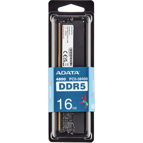 Модуль памяти ADATA 16GB DDR5 4800 UDIMM AD5U480016G-S, CL40, 1.1V