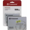 Накопитель SSD 2.5" Transcend 500Gb SSD225S <TS500GSSD225S> (SATA3, up to 530/480Mbs, 3D NAND, 180TBW, 7mm)