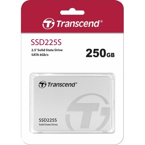 Накопитель SSD 2.5" Transcend 500Gb SSD225S <TS500GSSD225S> (SATA3, up to 530/480Mbs, 3D NAND, 180TBW, 7mm)