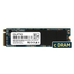 Накопитель SSD 2TB PCIe Gen3x4 NVMe 1.3 M2 2280 QUMO Novation TLC 3D (SM2262 AB) CDM r/w 3333/2743 MB/s, 4K-64 303K/265K IOPS, TBW 700, 2GB DRAM (Q3DT-2TSCSYD-NM2) with DRAM
