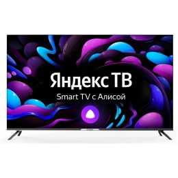 Телевизор HYUNDAI 65" H-LED65BU7003 Яндекс.ТВ Frameless черный Ultra HD 60Hz DVB-T DVB-T2 DVB-C 