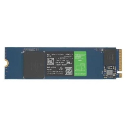 Накопитель WD SSD Black SN850X, 2.0TB, M.2(22x80mm), NVMe, PCIe 4.0 x4, 3D TLC, R/W 7300/6600MB/s, IOPs 1 200 000/1 100 000, TBW 1200, DWPD 0.3, with Heat Spreader (12 мес.)