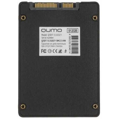 Накопитель SSD QUMO M.2 SSD 512GB QM Novation Q3DT-512GSCY-NM2