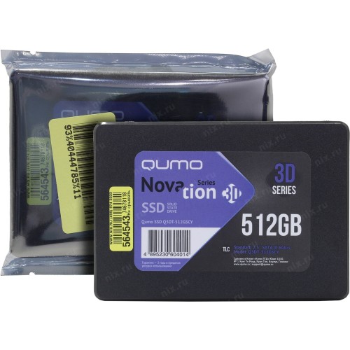 Накопитель SSD QUMO M.2 SSD 512GB QM Novation Q3DT-512GSCY-NM2