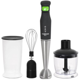 Блендер STARWIND SBS2212w,  погружной,  черный/зеленый
