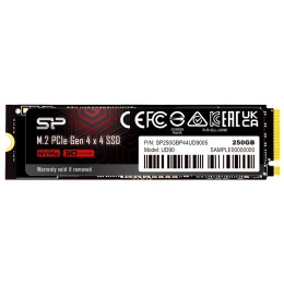 Накопитель Solid State Disk Silicon Power UD90 250Gb PCIe Gen4x4 M.2 PCI-Express (PCIe) SP250GBP44UD9005