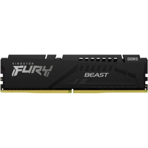 Модуль памяти DDR 5 DIMM 32Gb PC41600, 5200Mhz, Kingston FURY Beast Black CL40 (KF552C40BB-32) (retail)