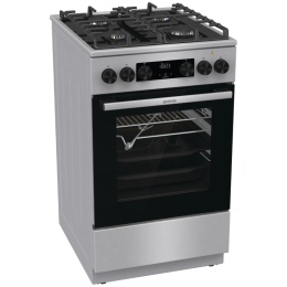 Комбинированная плита GORENJE GK5C65XV нержавеющая сталь реш.чугун