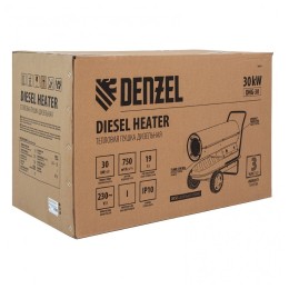 Дизельная тепловая пушка DHG-30, 30 кВт, 750 м3/ч, прямой нагрев// Denzel