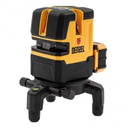 Лазерный уровень LX 06 Green, 30 м, 520 нм, акк. Li 5200 mAh, резьба 5/8"// Denzel