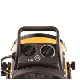 Тепловая пушка, керамический нагреватель (тепловентилятор) DHC 2-100, 230В, 0,025/1/2 кВт// Denzel