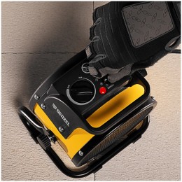 Тепловая пушка, керамический нагреватель (тепловентилятор) DHC 2-100, 230В, 0,025/1/2 кВт// Denzel