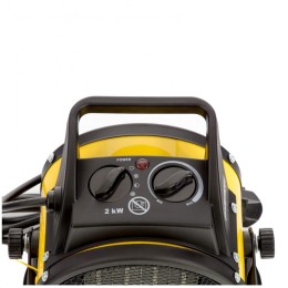 Тепловая пушка, керамический нагреватель (тепловентилятор) DHC 2-100, 230В, 0,025/1/2 кВт// Denzel