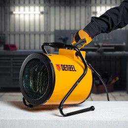 Тепловая пушка SFH-5000, 230 В, 400 м3/ч, 3 реж. вентилятор, 3000/4500 Вт// Denzel