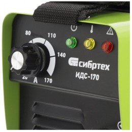 Аппарат инвертор. дуговой сварки ИДС-170, 170 А, ПВ 80%, диам.эл. 1,6-3,2 мм// Сибртех