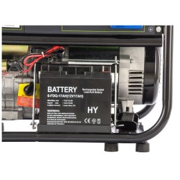 Генератор бензиновый БС-6500Э, 5,5 кВт, 230В, 4-х такт., 25 л, электростартер// Сибртех