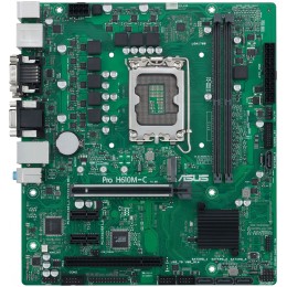Материнская плата Asus PRO H610M-C-CSM Soc-1700 Intel H610 2xDDR5 mATX AC`97 8ch(7.1) GbLAN+VGA+DVI+HDMI+DP