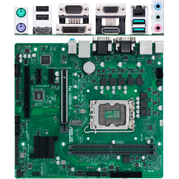 Материнская плата Asus PRO H610M-C-CSM Soc-1700 Intel H610 2xDDR5 mATX AC`97 8ch(7.1) GbLAN+VGA+DVI+HDMI+DP