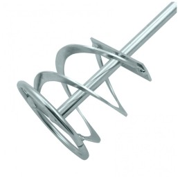 Миксер для красок и штукатурных смесей, 80 х 400 мм, оцинкованный, хвостовик SDS Plus// Denzel