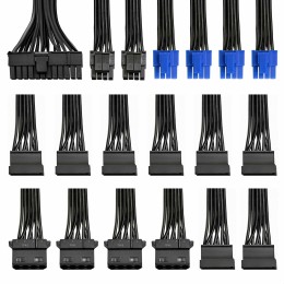 Блок питания 1000W ExeGate 80 PLUS® 1000PPH-LT (ATX, APFC, КПД 82% (80 PLUS), 12cm fan, 24pin, 2x(4+