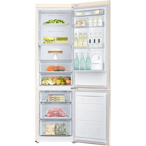 Холодильник SAMSUNG RB37A5470EL/WT бежевый (двухкамерный)
