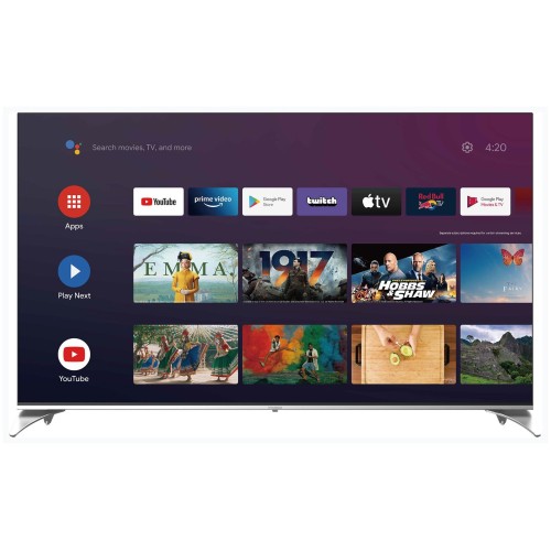 Телевизор HYUNDAI 65" H-LED65QBU7500 Android TV Frameless черный 4K Ultra HD 60Hz DVB-T DVB-T2 