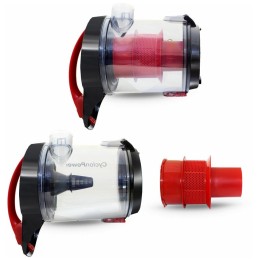 Пылесос GINZZU VS435 циклонный черн/красный