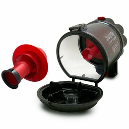 Пылесос GINZZU VS435 циклонный черн/красный