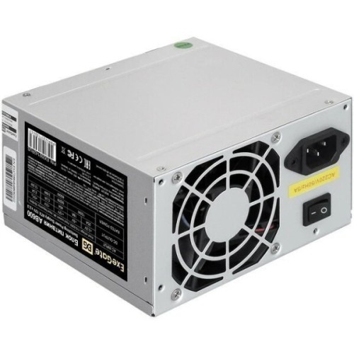 Блок питания 600W ExeGate AB600 (ATX, PC, 8cm fan, 24pin, 4+4pin, PCI-E, 3xSATA, 2xIDE, кабель 220V в комплекте)
