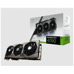 Видеокарта MSI PCI-E 4.0 RTX 4090 SUPRIM X 24G NVIDIA GeForce RTX 4090 24576Mb 384 GDDR6X 2625/21000 HDMIx1 DPx3 HDCP Ret
