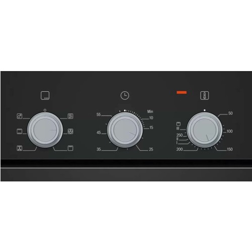 Встраиваемый духовой шкаф BOSCH HBF011BA0Q 60 x 60 cm Черный, объем 66 литров