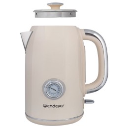 Электрочайник ENDEVER Skyline KR-257S, 2200Вт, цвет бежевый, Объем 1,7л, корпус из н