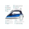 Утюг ENDEVER Delta-218, синий/белый, 2400 Вт, паровой удар 140 г/мин, бак 280