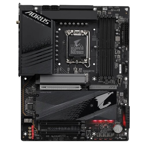 Материнская плата Gigabyte Z790 AORUS ELITE AX, Socket 1700, Intel®Z790, 4xDDR5-4800, HDMI+DP, 3xPCI-Ex16, 6xSATA3(RAID 0/1/5/10), 4xM.2, 8Ch Audio, 1x2.5GbLan, WiFi, (4+4)xUSB2.0, (5+2)xUSB3.2, (1+1)xUSB3.2 Type-C™, ATX, RTL {}