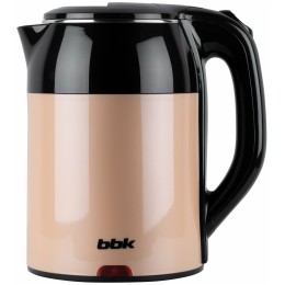 Электрочайник BBK EK1709P черный/бежевый