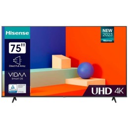 Телевизор HISENSE 75" 75U8HQ черный 4K Ultra HD 60Hz DVB-T DVB-T2 DVB-C DVB-S DVB-S2 WiFi Smart