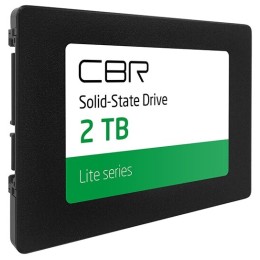 Внутренний SSD-накопитель CBR SSD-001TB-2.5-LT22, серия "Lite", 1024 GB, 2.5", SATA III 6 Gbit/s, SM2259XT, 3D TLC NAND, R/W speed up to 550/520 MB/s, TBW (TB) 500