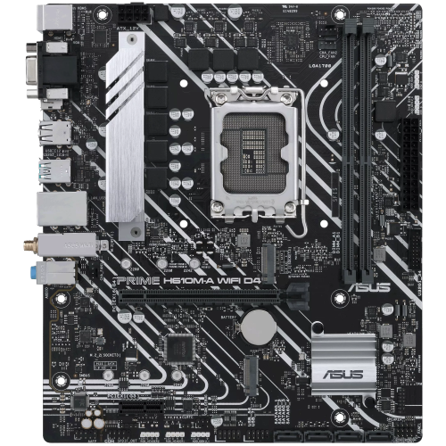 Материнская плата Asus PRIME H610M-A WIFI D4 Soc-1700 Intel H610 2xDDR4 mATX AC`97 8ch(7.1) GbLAN+VGA+HDMI+DP