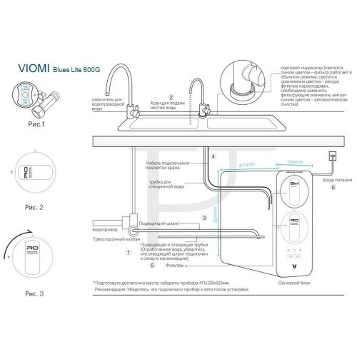 Очиститель для воды Viomi MR662-A
