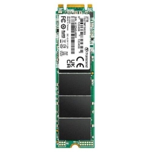 Накопитель SSD M.2 Transcend 2.0Tb MTS825 <TS2TMTS825S> (SATA3, up to 560/500MBs, 3D NAND, 720TBW, 22x80mm)